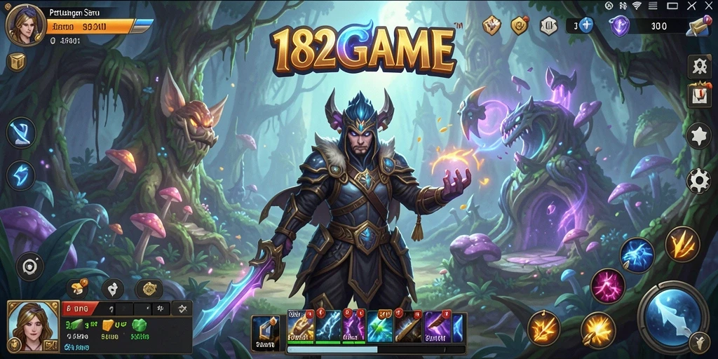Screenshot gameplay <strong>182GAME</strong> menampilkan aksi petualangan yang mendebarkan.