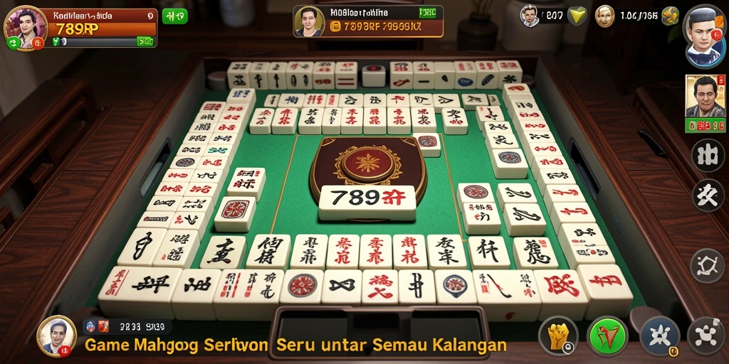 Screenshot utama 789RP menampilkan tampilan menawan dari gameplay Mahjong.