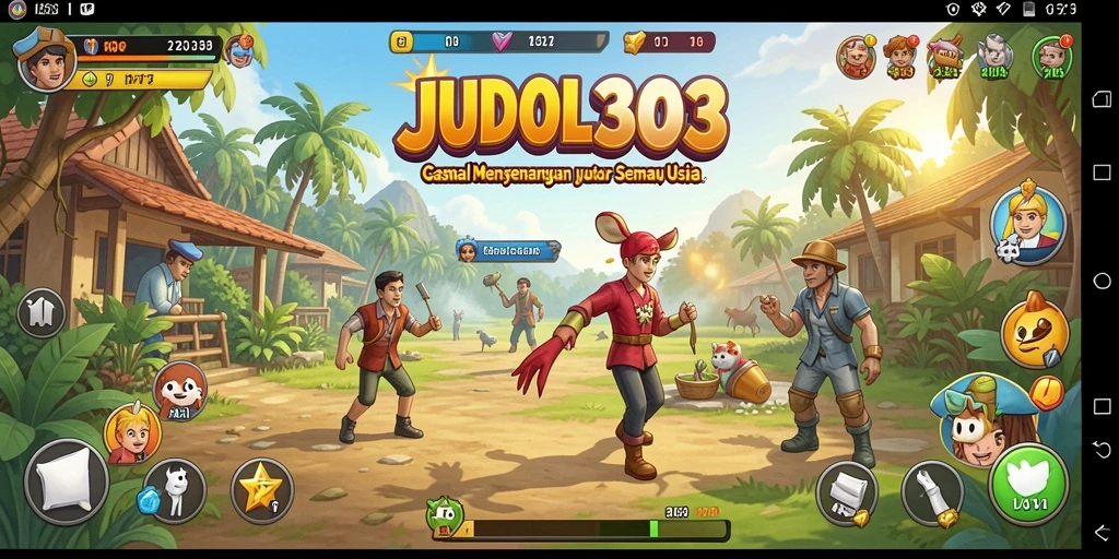 Tampilan gameplay seru JUDOL303 yang menarik dan penuh warna.